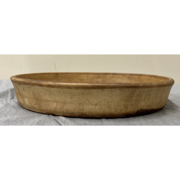 Pampered Chef VTG SASSAFRAS Enterprise Stoneware 11" Round Deep Dish Baker Pizza - Picture 4 of 8